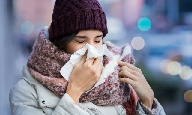image: Symptomer på infeksjon med Coronavirus